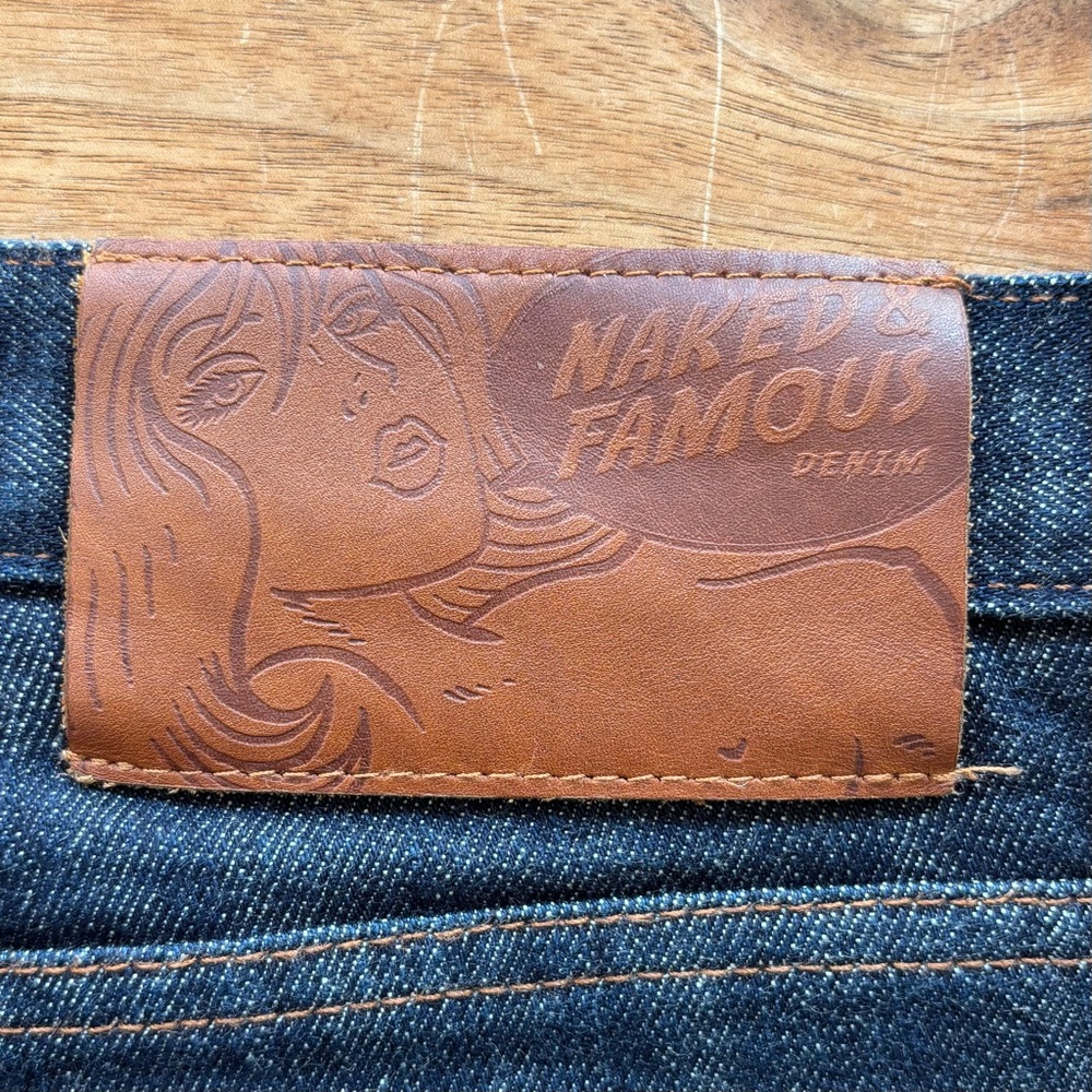 Naked & Famous Men's Jeans SuperSkinny Guy - Stretch Selvedge TAG SZ 33  NWOT - Picture 14 of 16